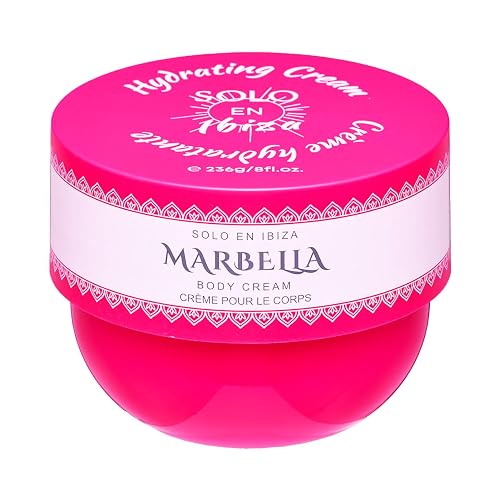 Solo en Bella Marbella Hydrating Body Cream, Pink, 8.1 oz