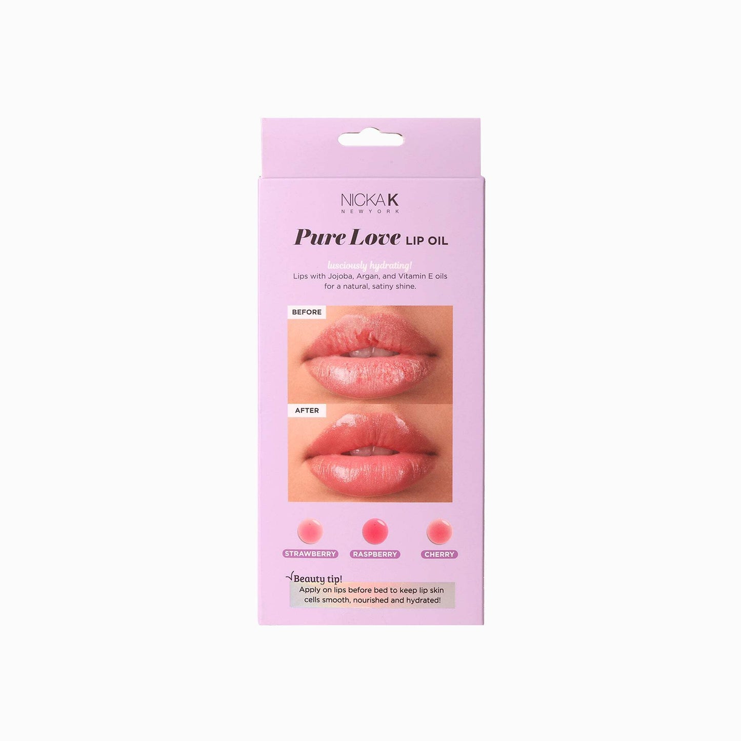 NICKA K NEW YORK Pure Glow Lip Oil (Pure Love)