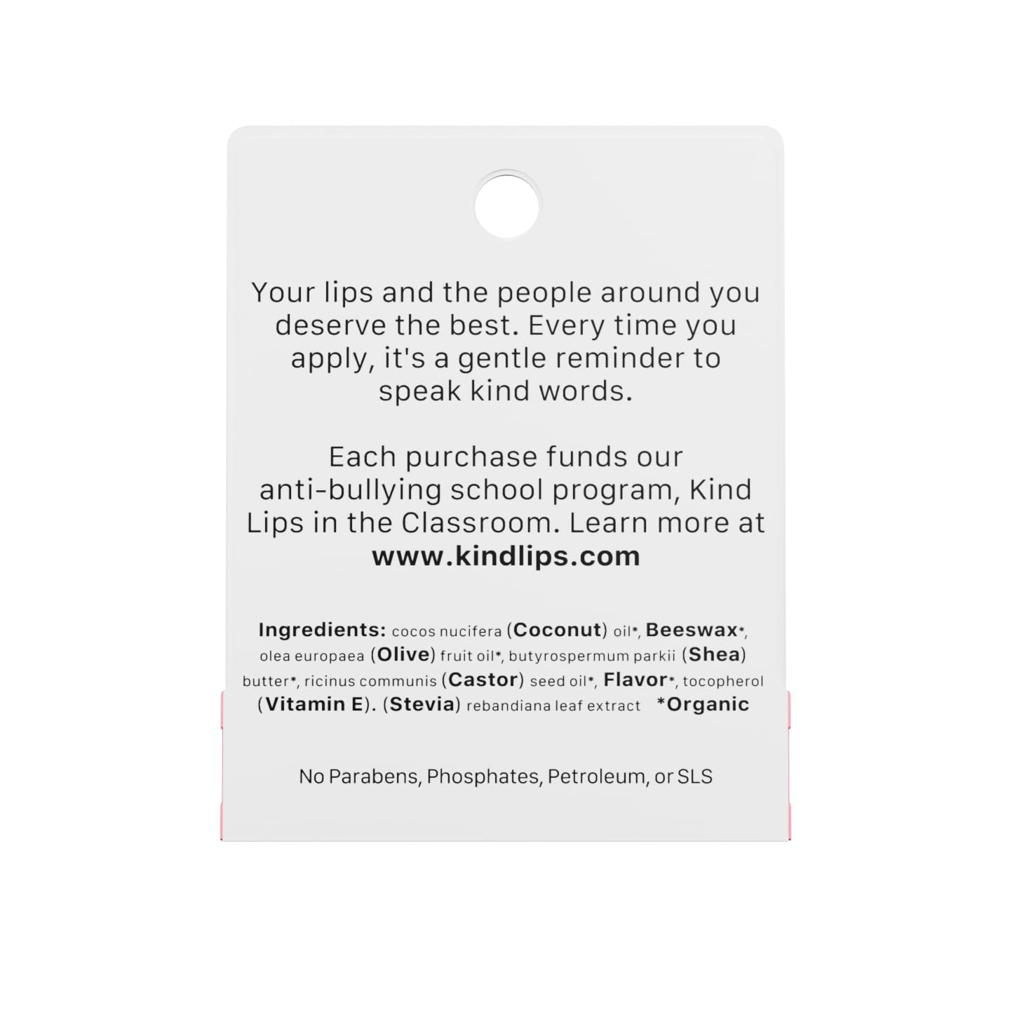 Kind Lips Organic Lip Balm Variety 3-Pack - Sweet Mint, Vanilla Lemon & Georgia Peach • 100% Natural, Clean, Gluten-Free, Grain-Free • Moisturizing