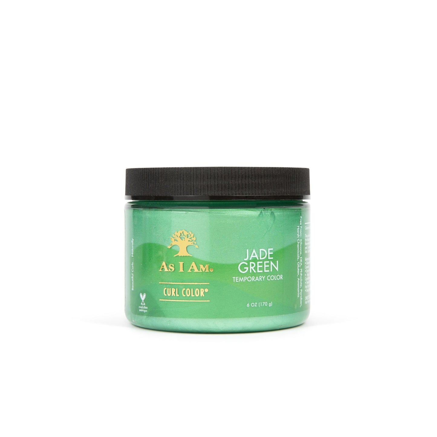 As I Am Curl Color - Jade Green - 6 ounce - Color & Curling Gel - Temporary Color - Medium Hold - Vegan & Cruelty Free