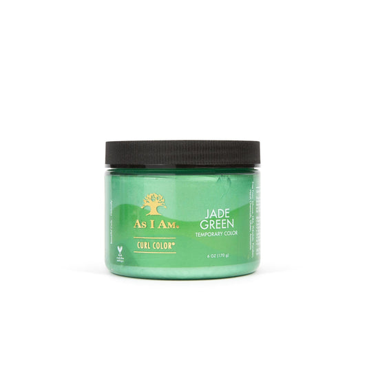 As I Am Curl Color - Jade Green - 6 ounce - Color & Curling Gel - Temporary Color - Medium Hold - Vegan & Cruelty Free