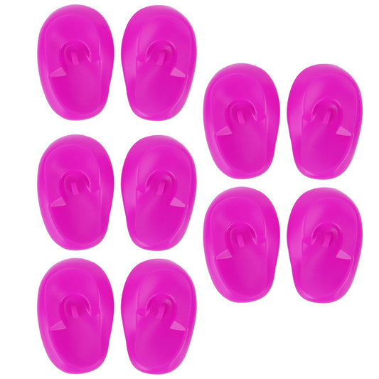 Hair Dye Ear Cover, Ear Cover Protectors For Shower,Hair Dye, Hair Dryer, Bathing, Plastic Ear Shower Reusable Hair Dye Anti Staining Plastic Guard Beauty and Personal Care Brrnoo