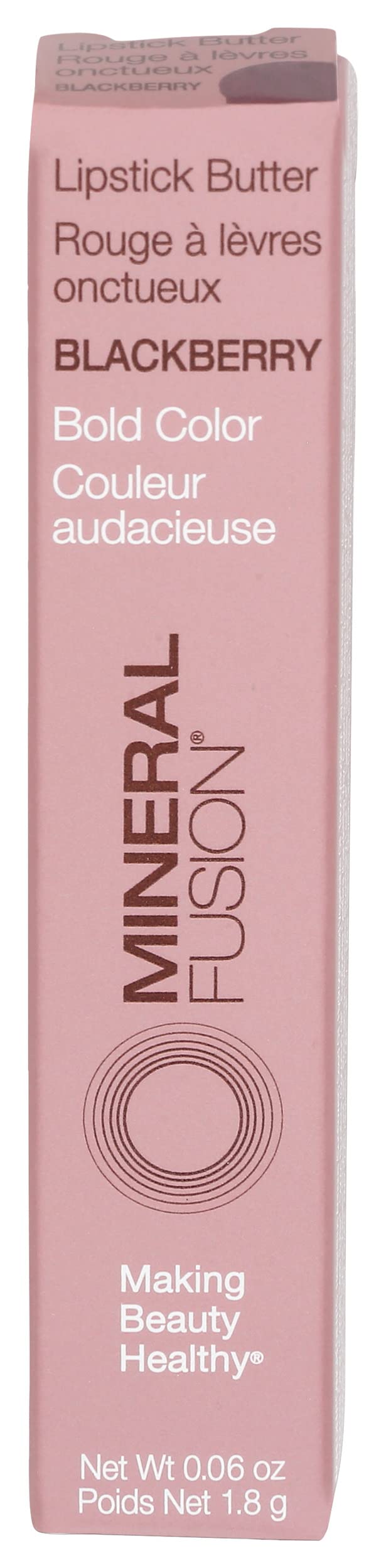 Lipstick Butter - Blackberry by Mineral Fusion for Women - 0.06 oz Lipstick