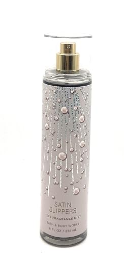Bath and Body Works Satin Slippers Fine Fragrance Mist 8 Fluid Ounce Body Spray