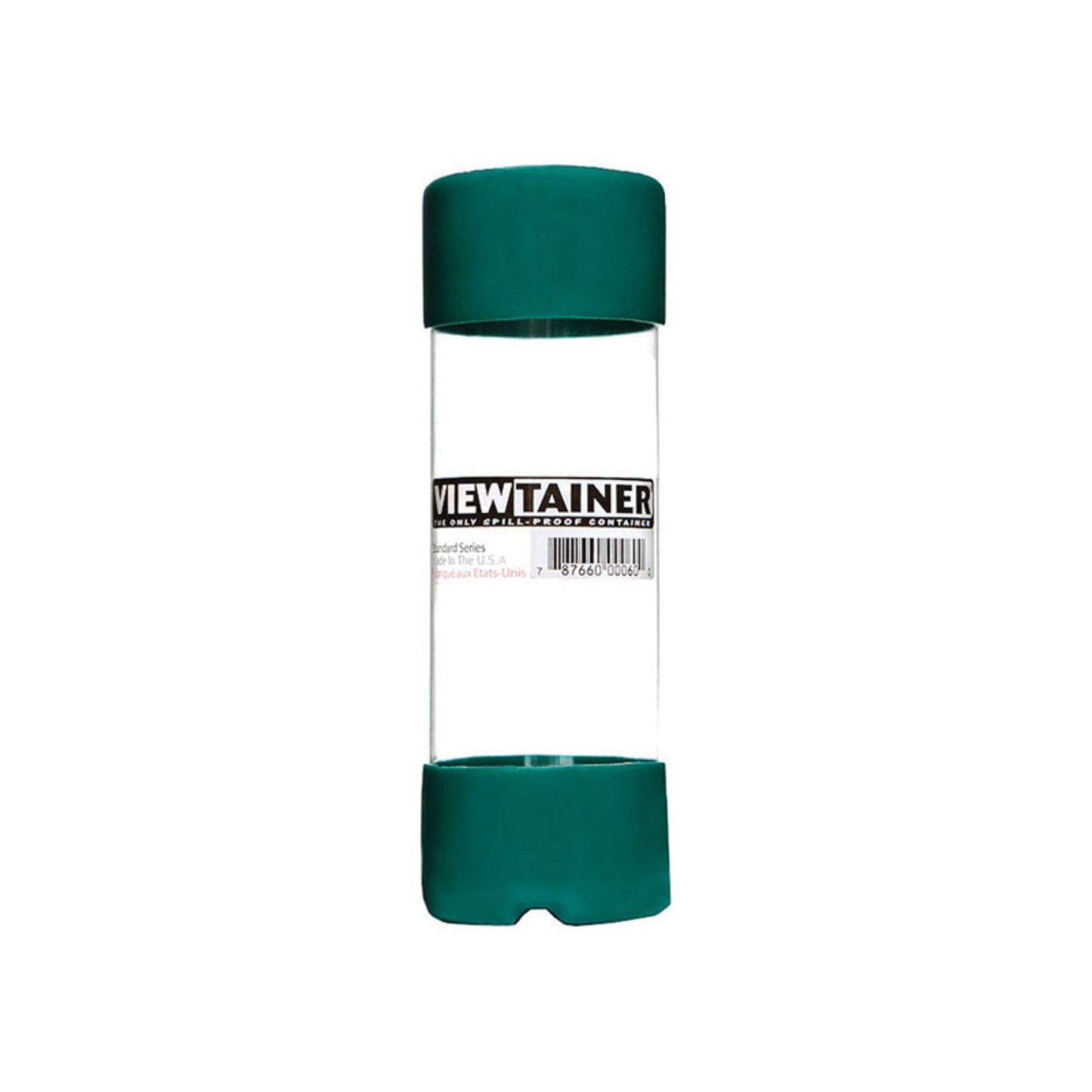 Viewtainer 2 in. L x 2 in. W x 6 in. H Slit Top Container Plastic Green