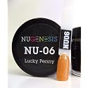 NuGenesis Nail Dipping Powder Color 1.5oz/43g Jar - (NU06 LUCKY PENNY) Beauty & Personal Care Nugenesis
