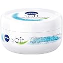 NIVEA Soft erfrischende Feuchtigkeitscreme (50 ml), pflegende Soft Creme mit Vitamin E und Jojoba-Öl, schnell einziehende Hautcreme
