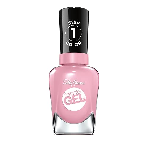 Sally Hansen Miracle Gel™, Pinky Promise, Long Lasting, Gel-Like Formula, No UV Lamp Needed, Pink Nail Polish Beauty & Personal Care Sally Hansen