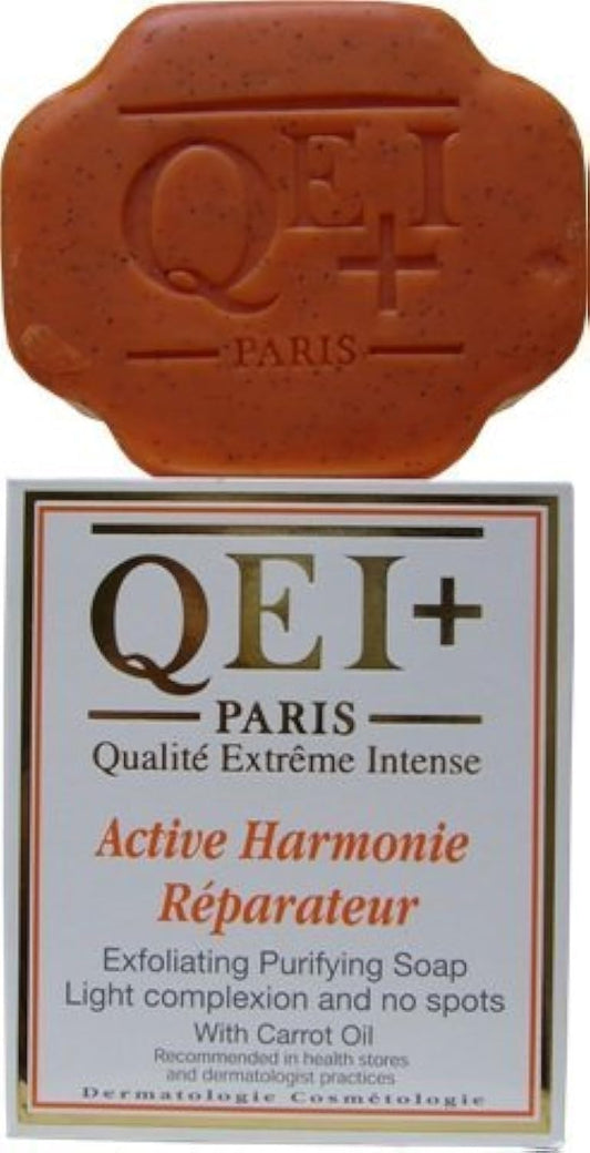 QEI+ PARIS ACTIVE HARMONIE REPARATEUR EXFOLIATING PURIFYING SOAP WITH CARROT OIL 200ml by QEI+