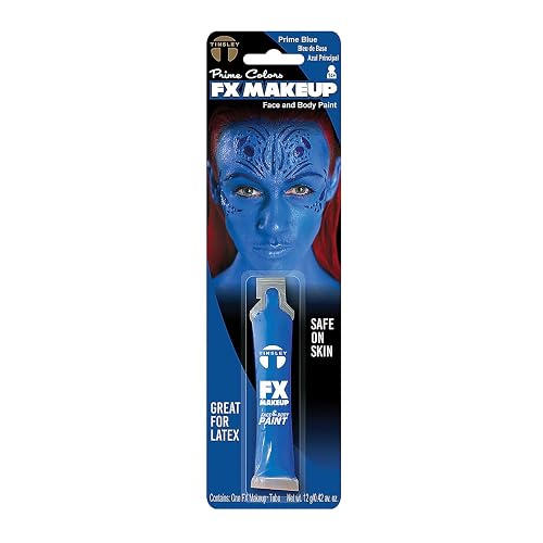 Tinsley Transfers FX Makeup - Face and Body Paint - Water-Based Cream - 7g / 0.24 oz Tube (Prime Red)