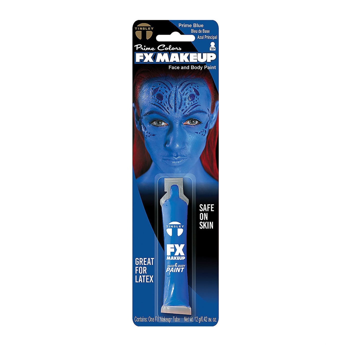Tinsley Transfers FX Makeup - Face and Body Paint - Water-Based Cream - 7g / 0.24 oz Tube (Prime Red)