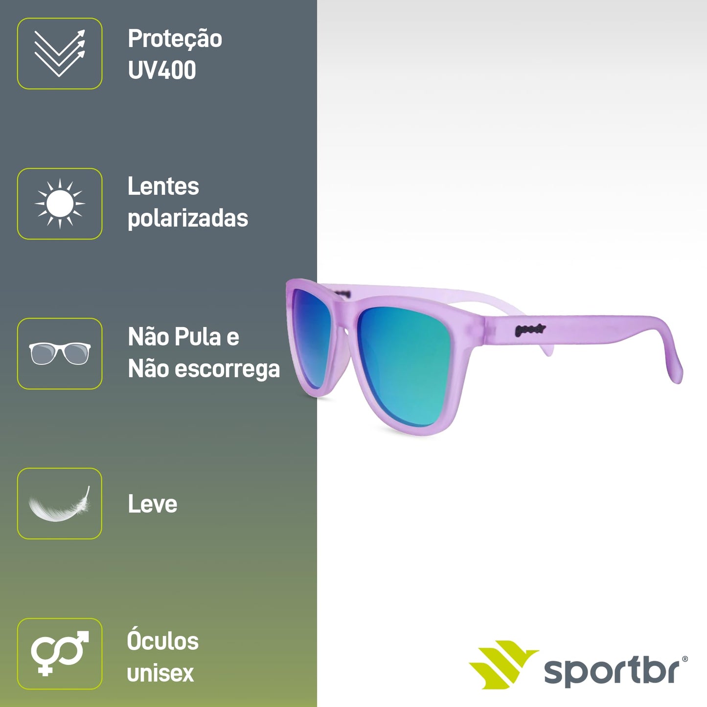 Goodr Lilac It Like That!!! Polarized Sunglasses One Size