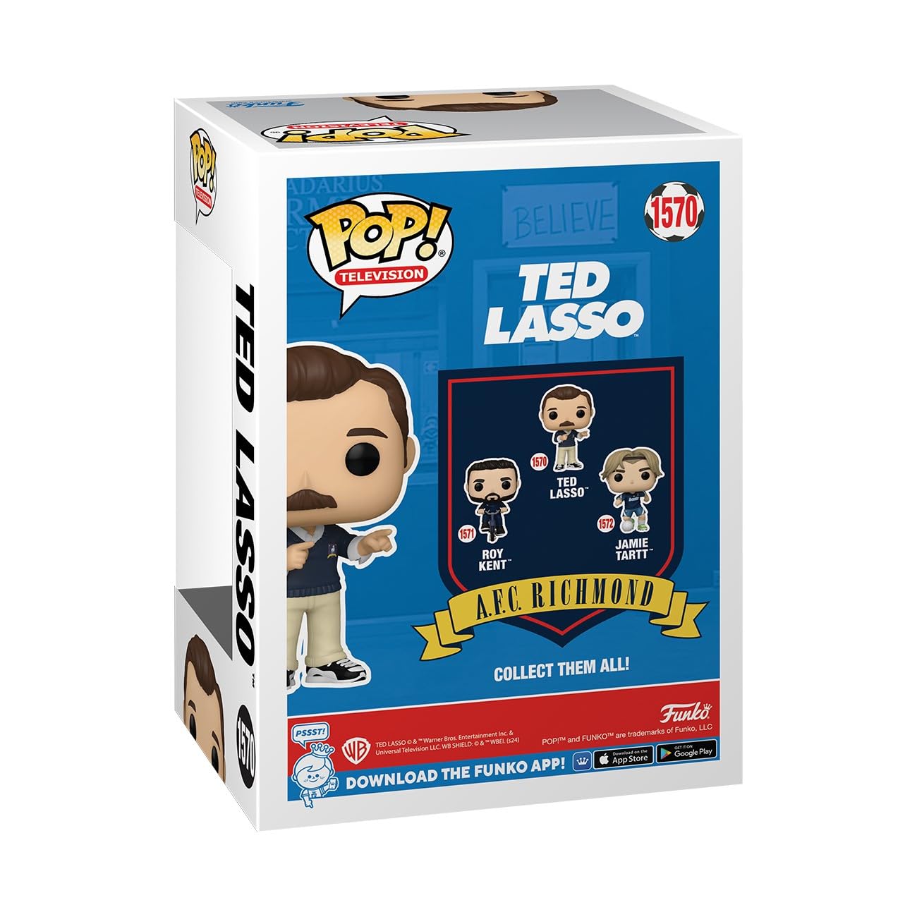 Funko POP! TV: Ted Lasso - Ted Lasso - Collectable Vinyl Figure - Gift Idea - Official Merchandise - for Kids & Adults - TV Fans - Model Figure…