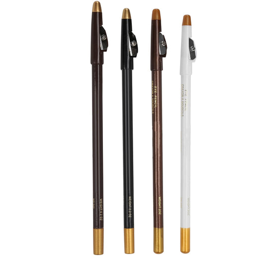 4pcs Kit(Black & White & Dark Brown & Light Brown), Beard and Hairline Pencils with Sharpener for Shaping Tools Stencils Beauty and Personal Care Betued