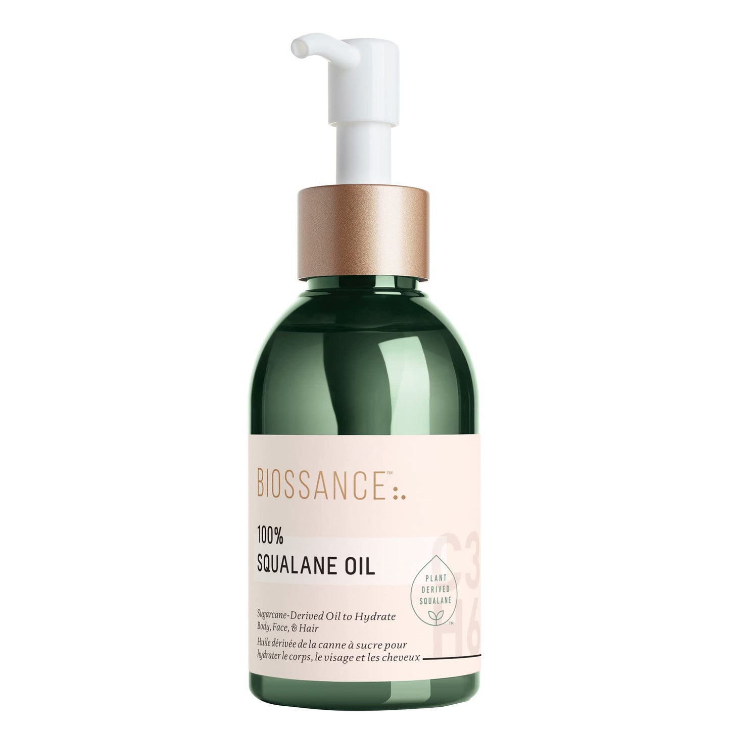 BIOSSANCE 100% Squalane Oil - Sustainable, Vegan Face Oil & Body Oil - Hydrating, Fast-Absorbing Moisturizer - Ideal for Oily Skin, Face, Hair Beauty and Personal Care BIOSSANCE