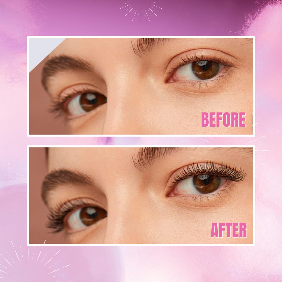 Two Pack: Silk Fiber Mascara 4D, Lengthening and Thickening, Secret Xpress Control - Long Lasting & Smudge-Proof, All Day Exquisitely Full, Long