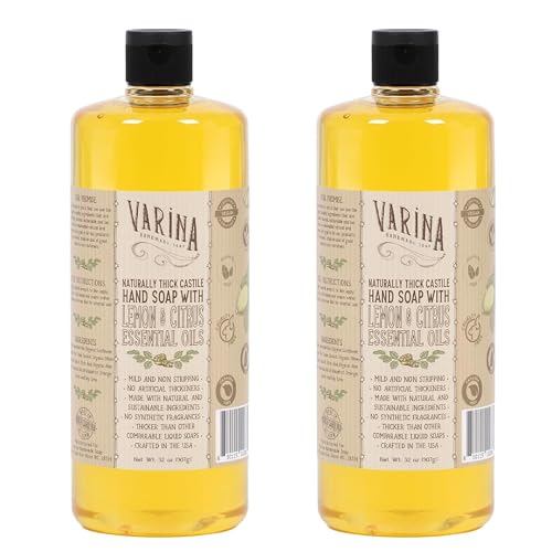 Varina Liquid Soap - Liquid Organic Castile Soap Citrus - 32oz Beauty & Personal Care Varina