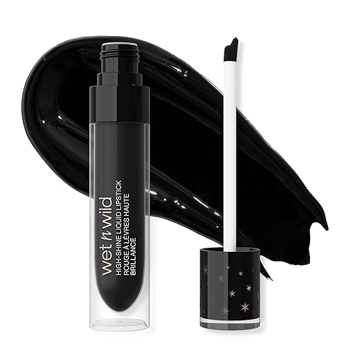 wet n wild Halloween Fantasy Makers Mega Glitter Shimmer Liquid Lipstick,High Pigmented Creamy Texture, Shimmery Blendable Formula, Cruelty-Free - Midnight Sky