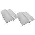 ag wallets Unisex Vinyl Set of 2 Clear Premium Quality Wallet Insert from (Checkbook 6 Page)