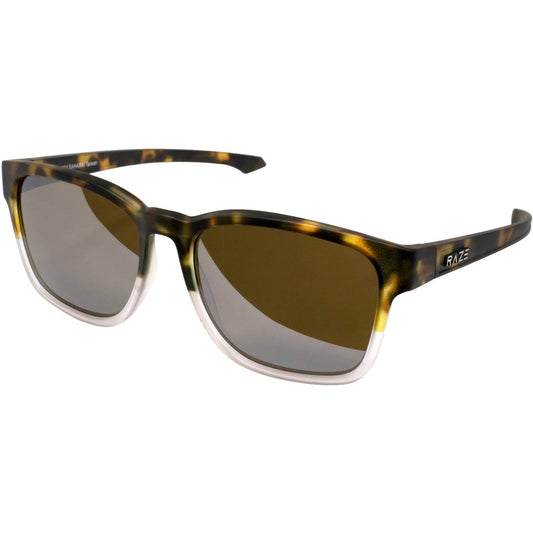 Raze Eyewear Sahara Womens Sunglasses Clear to Tortoise Frame + High Definition Lenses