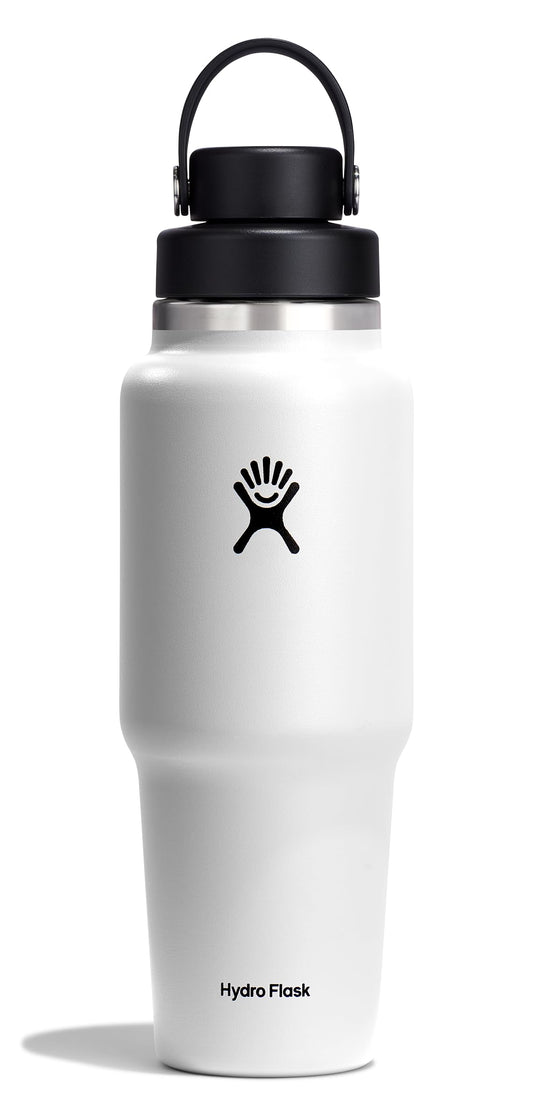 Hydro Flask 32 Oz Wide Flex Chug Cap Travel Bottle White