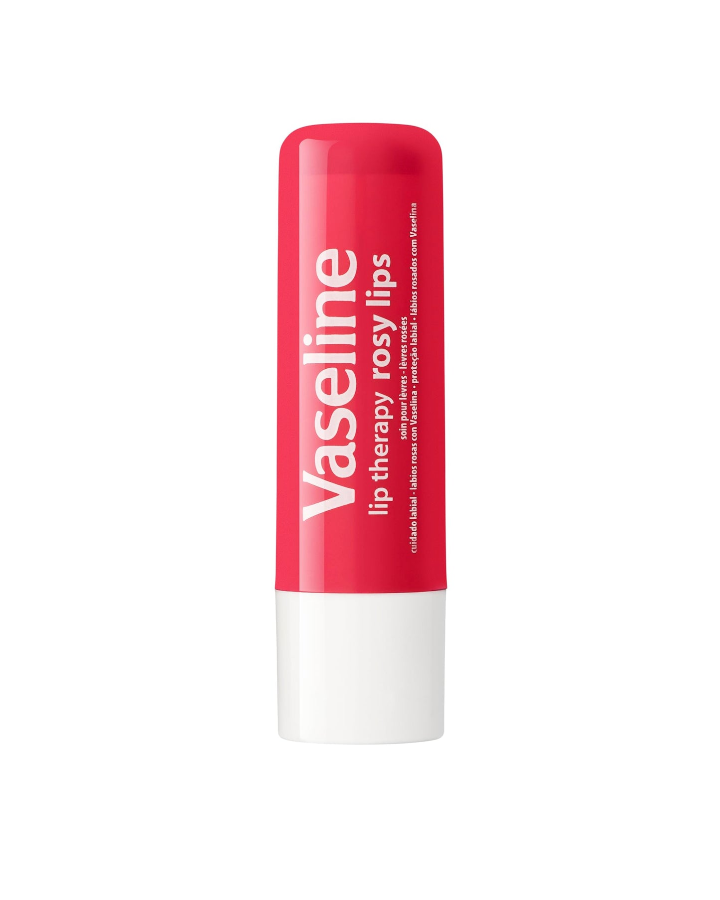 Vaseline Lip Therapy Care Rosy, Fast-Acting Nourishment, Ideal for Chapped, Dry, Cracked, or Damaged Lips, Lip Balm, 2-Pack of 2, 0.16 Oz Each, 4 Lip