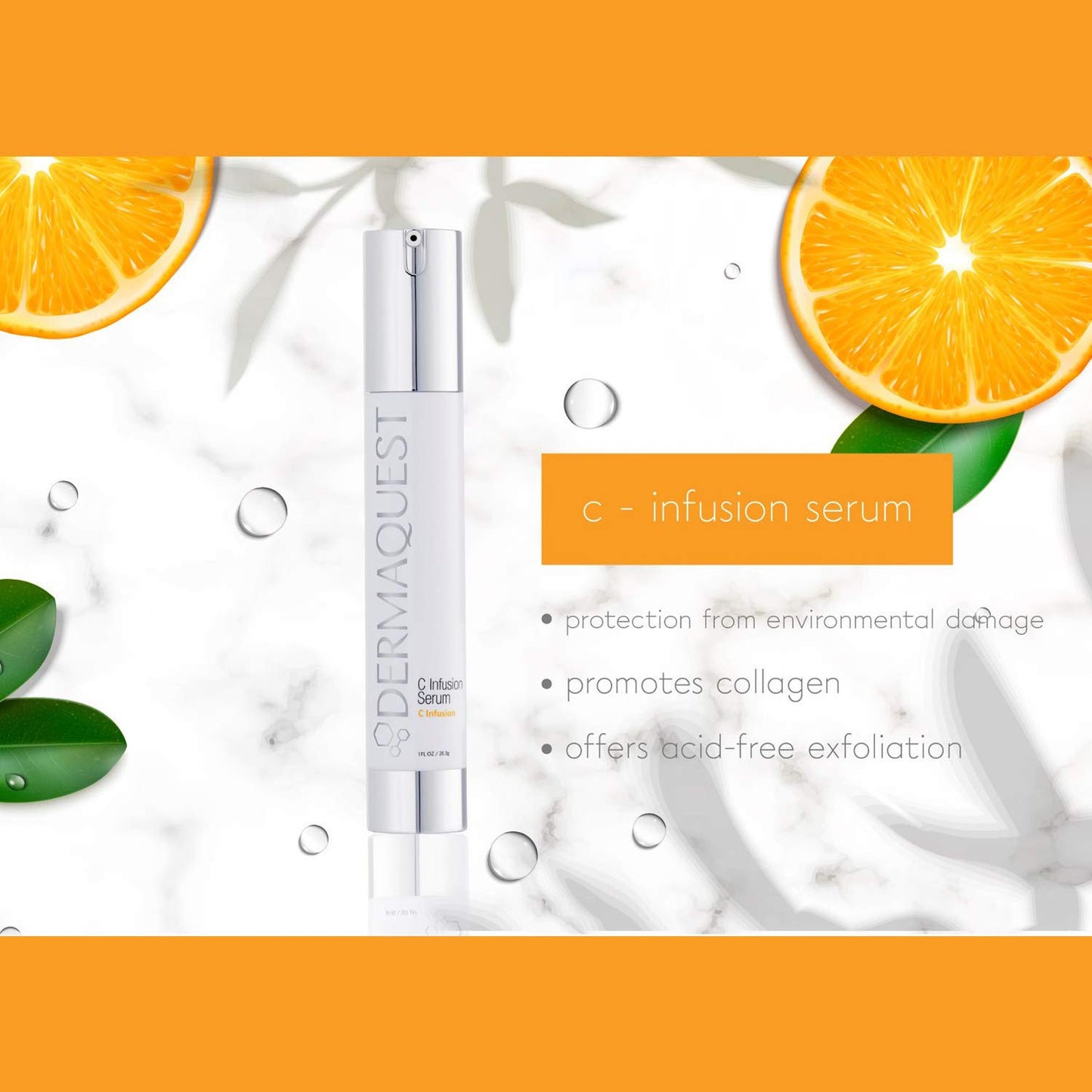 DermaQuest C Infusion TX Anti Aging Vitamin C Face Mask - Brightening & Energizing Pore Minimizing Facial Mask For Women & Men (2oz)