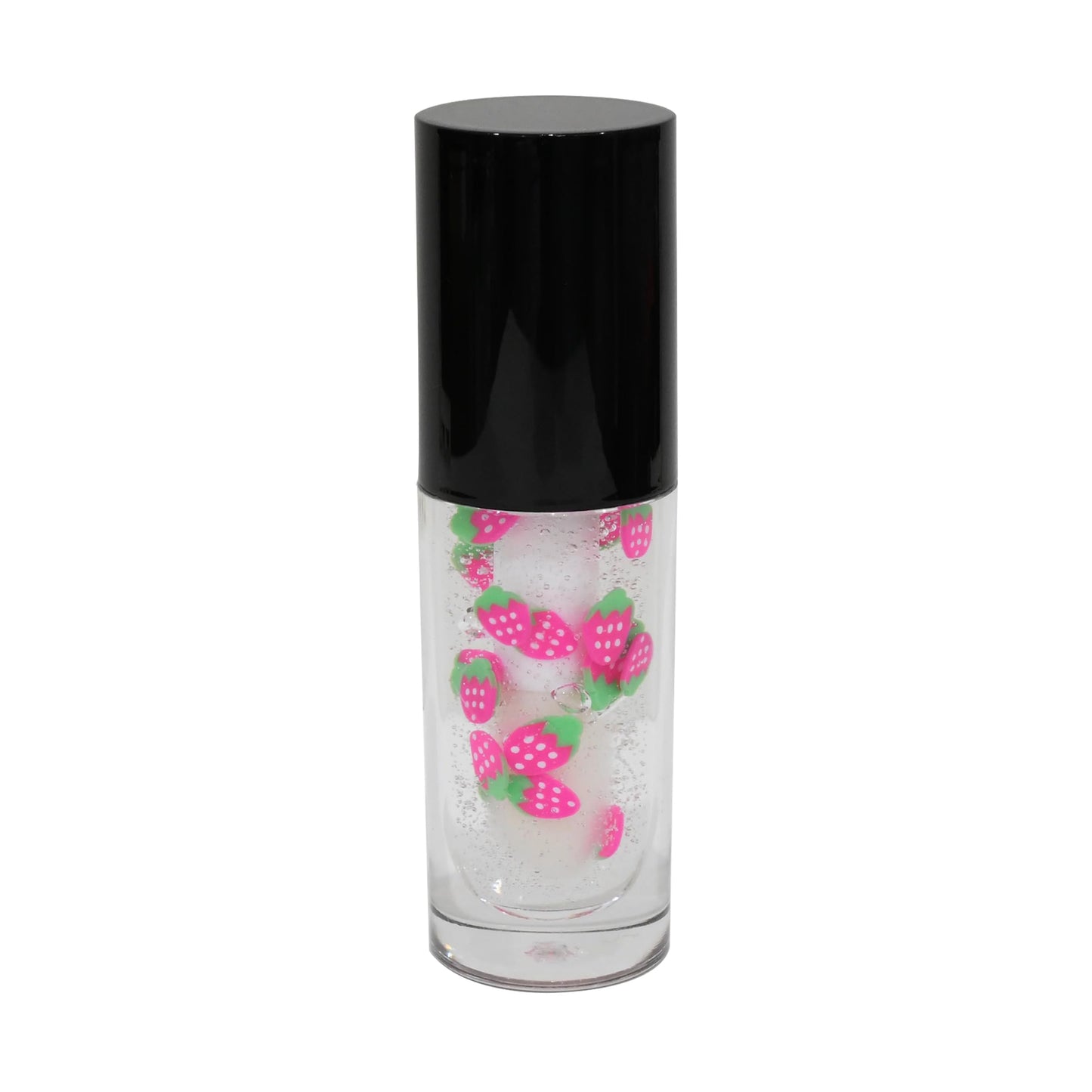 Ketiara Strawberry Flavor Big Brush Wand Hydrating Non-sticky Premium Clear Lip Gloss Infused With Hyaluronic Acid