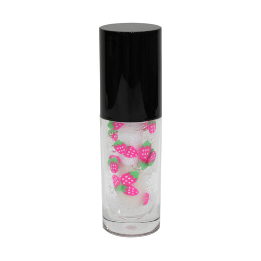 Ketiara Strawberry Flavor Big Brush Wand Hydrating Non-sticky Premium Clear Lip Gloss Infused With Hyaluronic Acid Beauty & Personal Care Ketiara