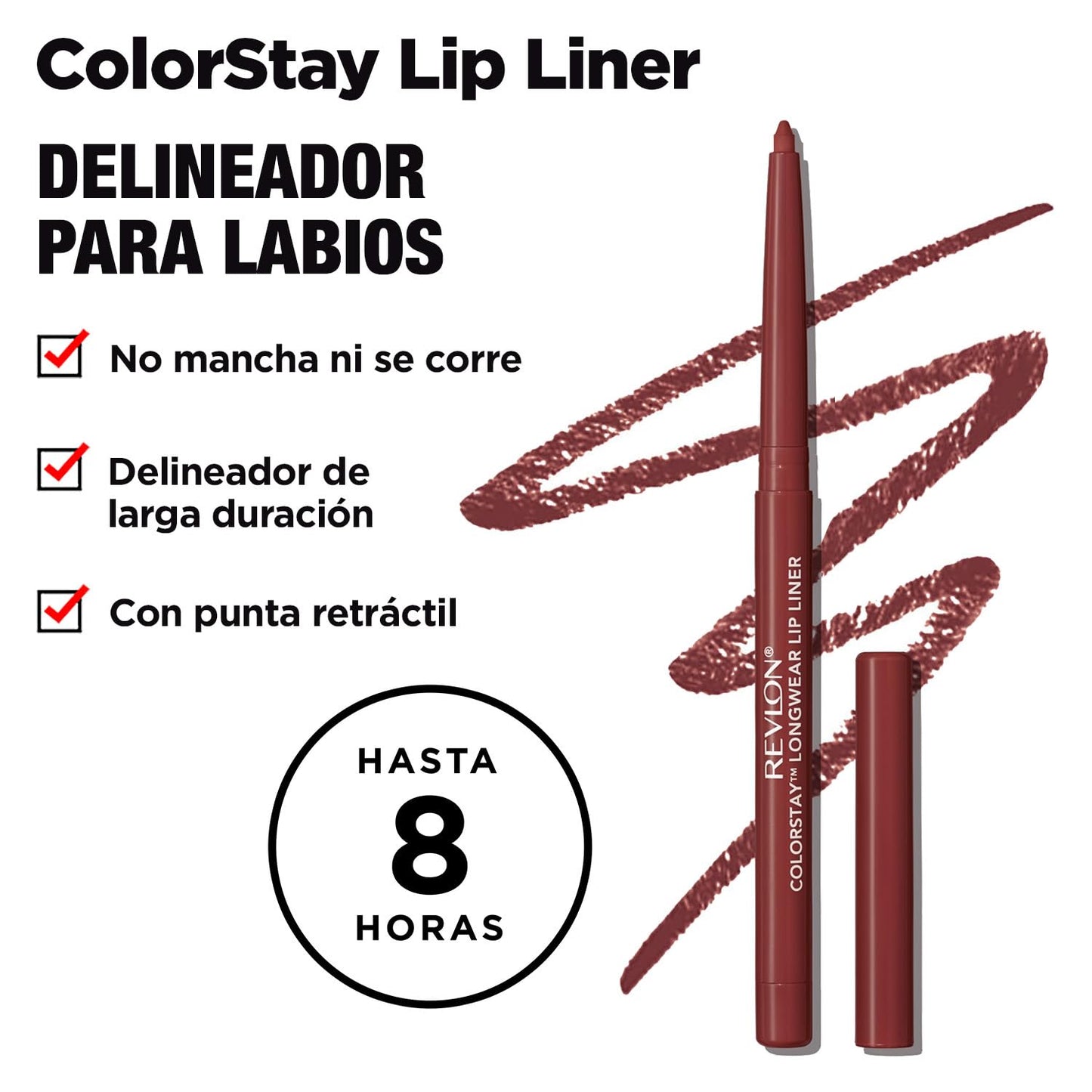 REVLON ColorStay Lip Liner, 650 Pink