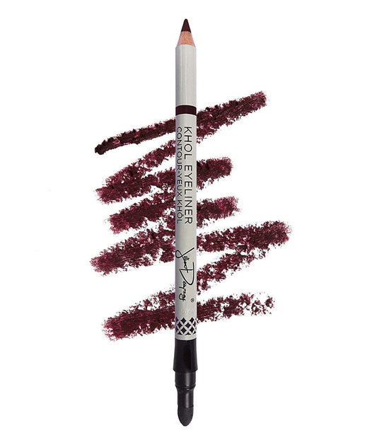 Jillian Dempsey Khol Eyeliner: Clean, Waterproof Eyeliner Pencil with Built-In Smudger for Effortless Blending - Rich Pigment, Cruelty-Free, Deep