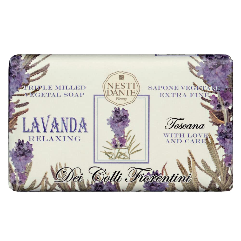 Nesti Dante Nesti dante dei colli fiorentini triple milled vegetal soap - tuscan lavender, 8.8oz, 8.8 Ounce
