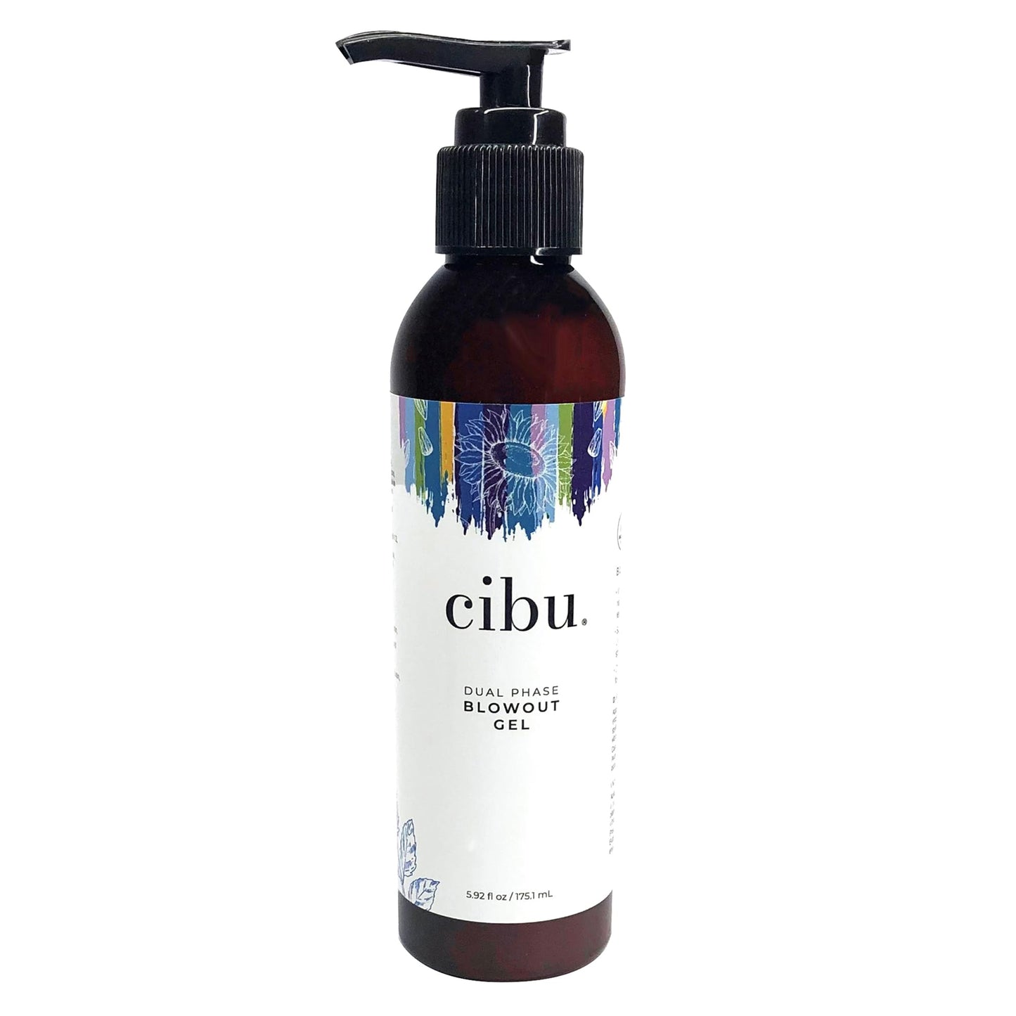 CIBU Dual Phase Blowout Gel - Blow Out Gel for Hydration and Protection Against Heat Damage - For Smooth & Shiny Look with Sunflower Seed Extract