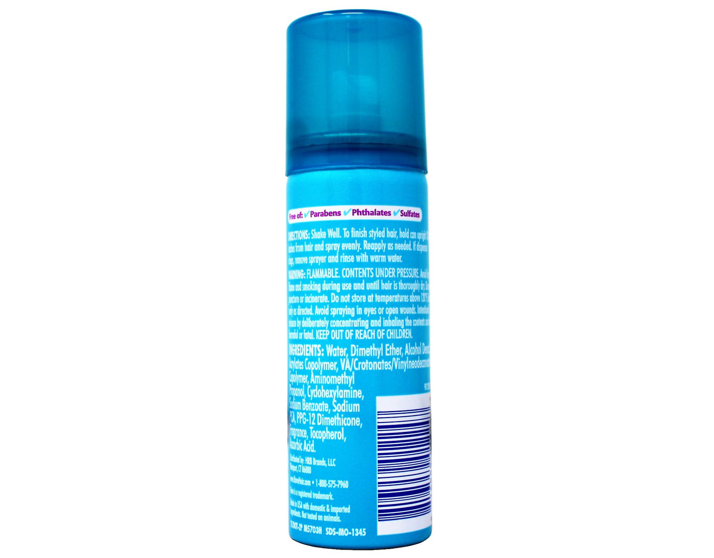 Rave Hairspray 4x Mega Aerosal Travel Size 1.5 oz, Pack of 6
