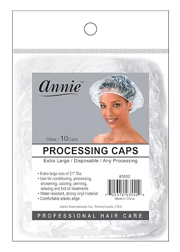 Annie Processing Caps XL 10Pc Clear