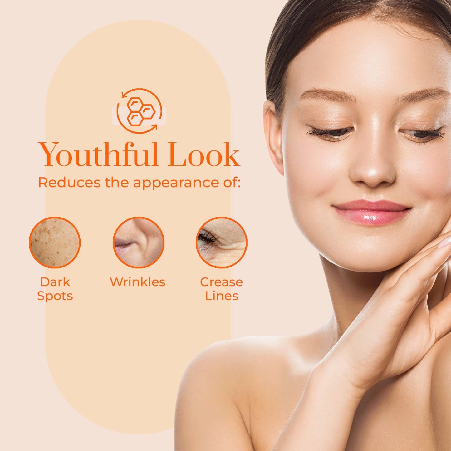 Clear Beauty Vitamin C & Collagen Face Moisturizer - Anti Aging Day Cream, Hydrates, Firms & Revives Dull, Tired Skin - Dermatologist Tested, Korean