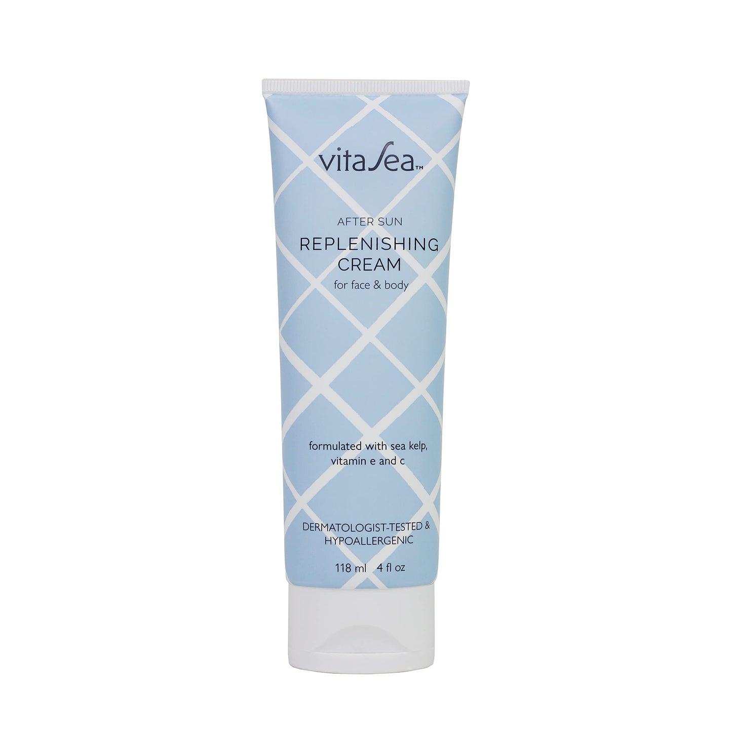 VitaSea After Sun Replenishing Cream for Face and Body, Refresh, Hydrate & Soothe Heat Exposed Skin, Fast-Absorbing Vegan After Sun Care, Formulated