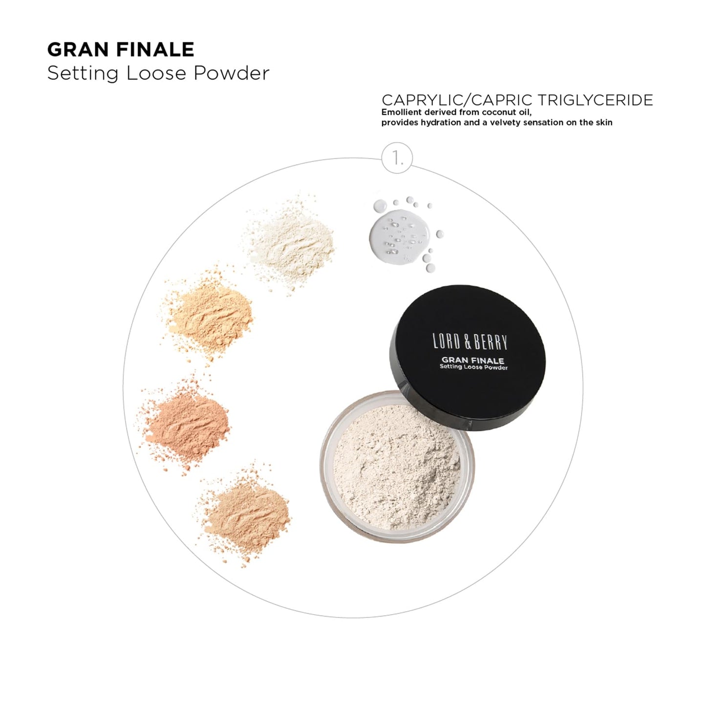 Lord & Berry GRAN FINALE Loose Setting Powder, Lino