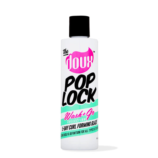 The Doux POP LOCK 5-Day Forming Glaze - Curl Enhancing Hair Products - Contains Honey and Argan Oil - Curl Products for Hold, Shine, and Anti-Humidity