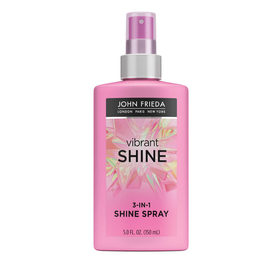 John Frieda Vibrant Shine 3 in 1 Spray, Boosts Shine, Detangles Hair, Heat Protects, Infused with Rosehip Oil for Radiant, Glossy Hair Across All Beauty & Personal Care John Frieda