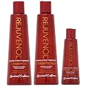 Rejuvenol After Keratin Treatment Shampoo & Conditioner 10oz + Frizz Away Hair Shine Drops "Combo"