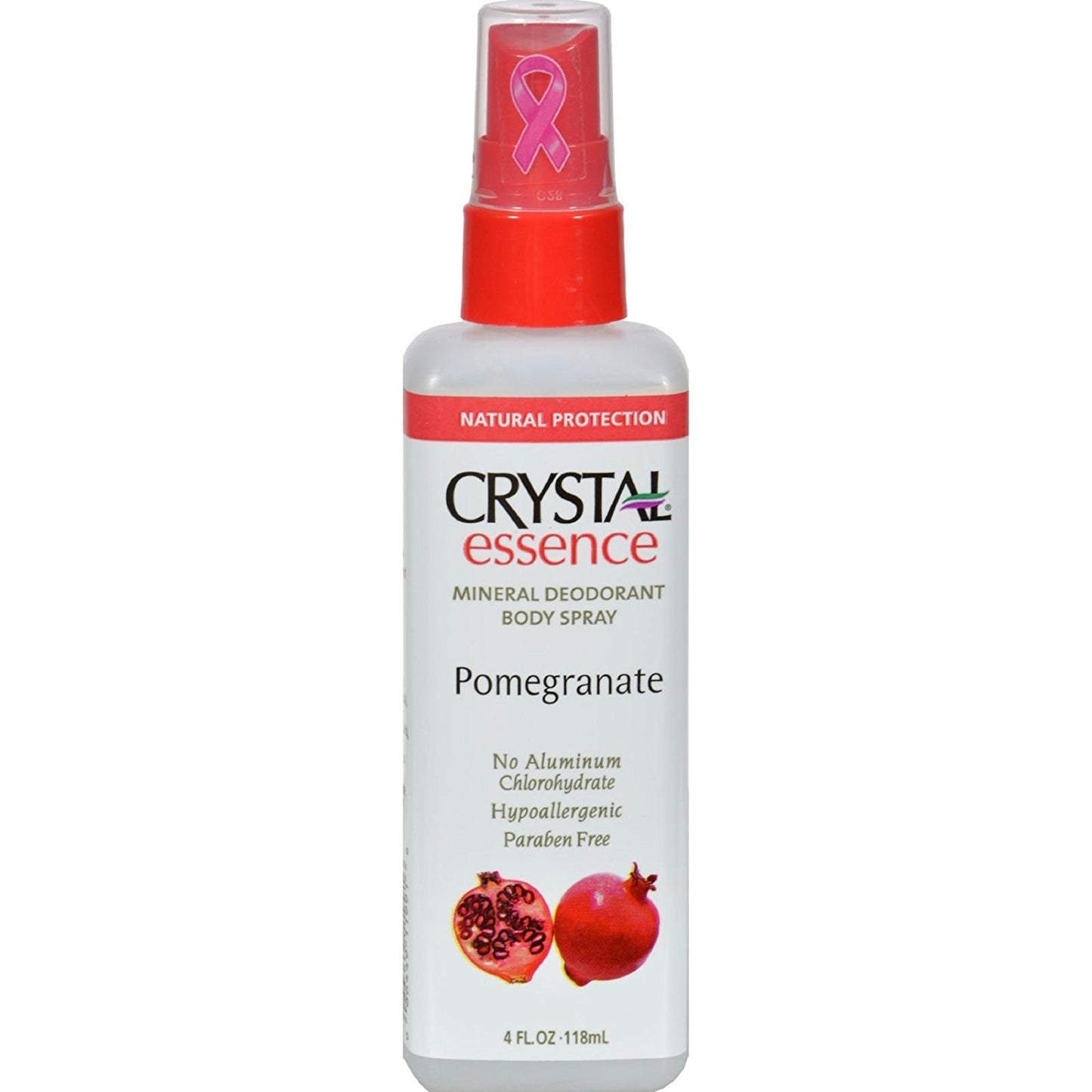Crystal Essence Mineral Deodorant Body Spray, Pomegranate 4 oz (Pack of 3) Beauty and Personal Care Crystal Essence