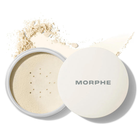 Morphe Jumbo Bake & Set Translucent Setting Powder - Lightweight, Talc-Free Finishing Powder for Face Makeup with a Soft, Natural Finish - Minimizes