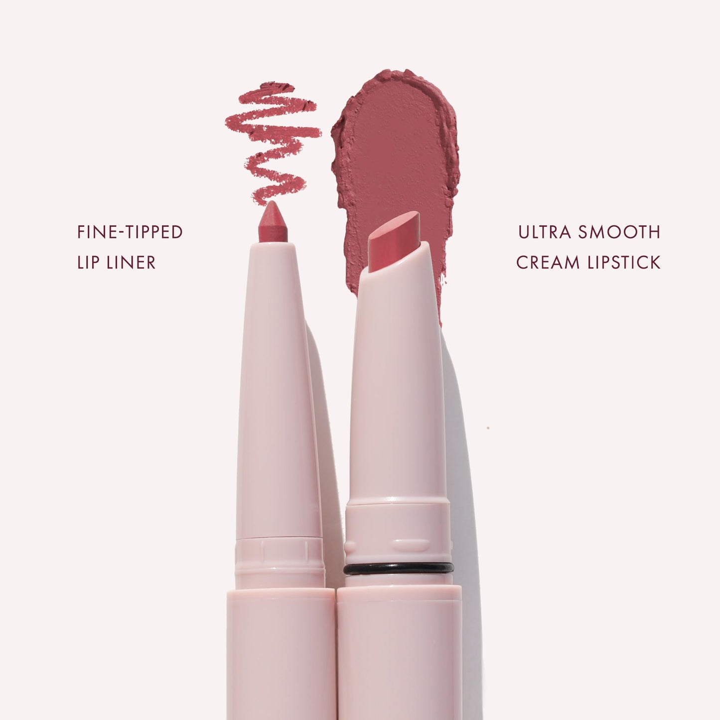 Wander Beauty Women's Lipsetter Dual Lipstick & Liner, Roaming Rose, 1 Count