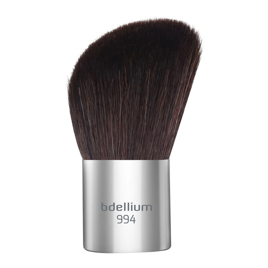 Bdellium Tools Professional Makeup Brush - Studio Series 994 Slanted Kabuki - With Soft Synthetic and Natural Mixed Fibers, For Full Coverage