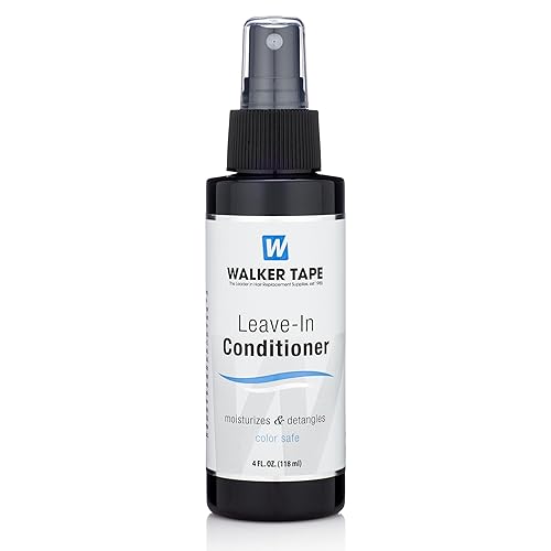 Walker Tape Leave-In Conditioner Spray 4 fl oz for Wig Installs, Lace Systems, Toupee Applications, Hair Tape Prep and Adhesive Strips Use Offering
