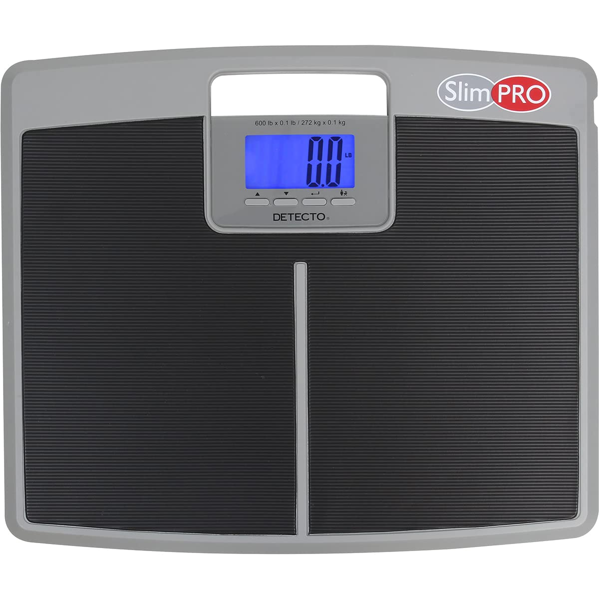 Detecto SlimPro Portable Electronic Home Bath Weigh Scale
