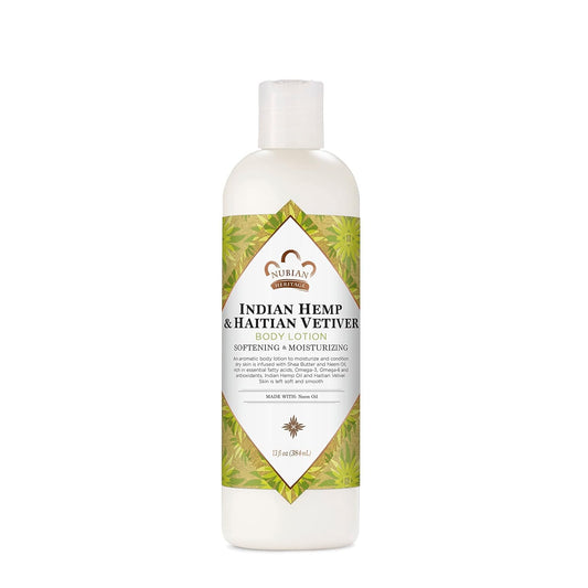 Nubian Heritage Lotion Body Hemp&Vetiver Beauty & Personal Care Nubian Heritage