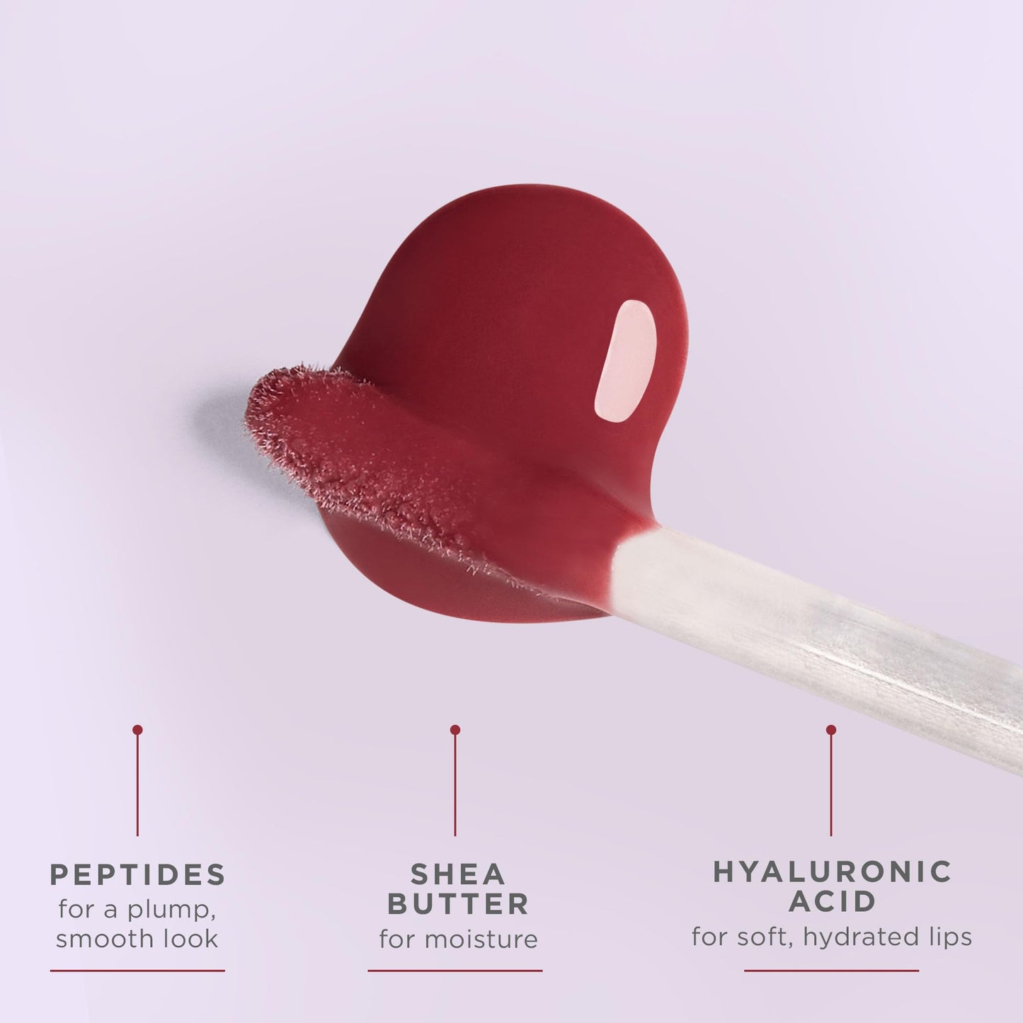Cote Beauty's Mulberry Peptide Lip Shine, Ultra Hydrating & Long-Lasting Mauve Plumping Lip Gloss for Women with Hyaluronic Acid, Shea Butter & Jojoba