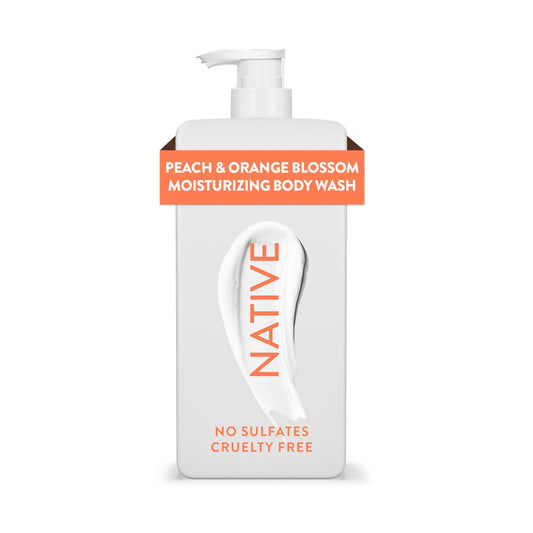 Native Moisturizing Body Wash Contains Naturally Derived Ingredients | For Women & Men, Sulfate, Dye, & Paraben Free Leaving Skin Soft and Hydrated |